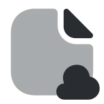 Document Cloud SVG Icon